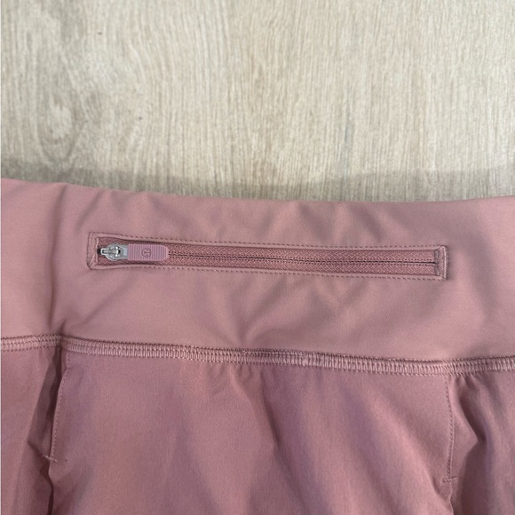 Lululemon Pace Rival Mid-Rise Skirt Size 6 Pockets Pink Taupe, Run Golf Tennis - Picture 9 of 15